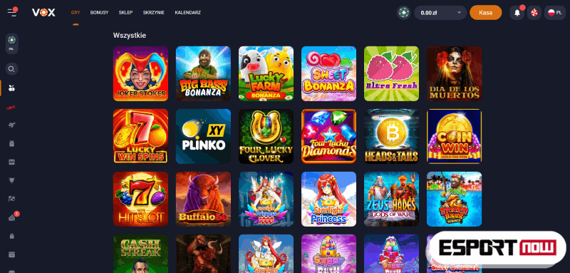 VOX Casino – nowoczesne kasyno online z ofertą dla polskich graczy